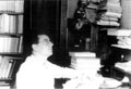 O.Ribeiro escrevendo a tese, 1935